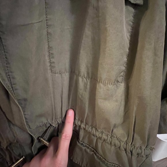 Michael Kors utility jacket army green sz M - Picture 9 of 9